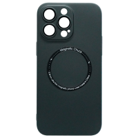 Magnetic Hardcase mit Kamera-Schutzglas für iPhone 14 Schwarz