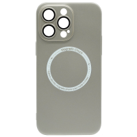 Magnetic Hardcase mit Kamera-Schutzglas für iPhone 14 Plus Gold