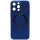 Magnetic Hardcase mit Kamera-Schutzglas für iPhone 14 Plus Blau (Bulk)
