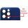 Magnetic Hardcase mit Kamera-Schutzglas für iPhone 14 Pro Blau (Bulk)