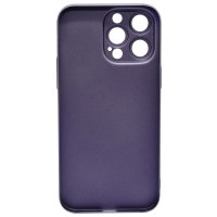 Magnetic Hardcase mit Kamera-Schutzglas für iPhone 14 Plus Dunkellila