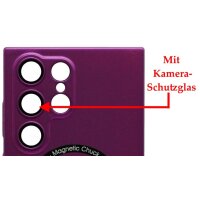 Magnetic Hardcase mit Kamera-Schutzglas für Samsung  S23 Plus Lila (Bulk)