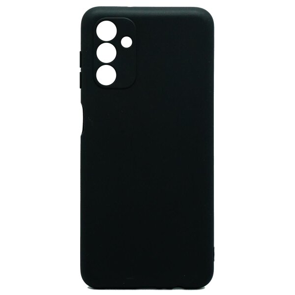 Silikon Case mit Kameraschutz für Samsung A14 5G Schwarz (Bulk)
