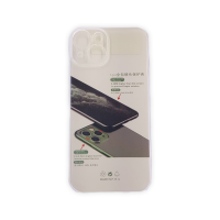 Silikon Case mit Kameraschutz für iPhone 12 Transparent