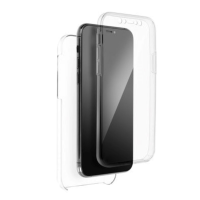 Hard Silikon Case 360° für iPhone 14 Transparent