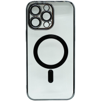 Hard Magnetic Case mit Kamera-Schutzglas für iPhone 14 Pro Schwarz