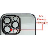 Hard Magnetic Case mit Kamera-Schutzglas für iPhone 14 Pro Schwarz