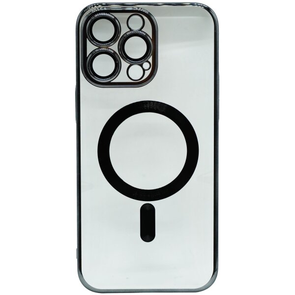 Hard Magnetic Case mit Kamera-Schutzglas für iPhone 13 Schwarz (Bulk)