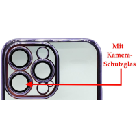 Hard Magnetic Case mit Kamera-Schutzglas für iPhone 14  Lila