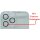 Hard Magnetic Case mit Kamera-Schutzglas für iPhone 13 Silber (Bulk)