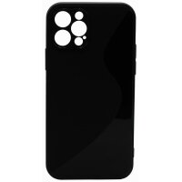 Silikon S Case für iPhone 12 Schwarz (Bulk)