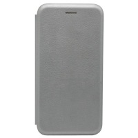 Bookcase Eleganz für Samsung A40 Silber