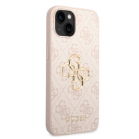 Guess 4G Metal Logo Rapport Case für Iphone 15 Pro pink