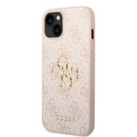Guess 4G Metal Logo Rapport Case für Iphone 15 Plus pink