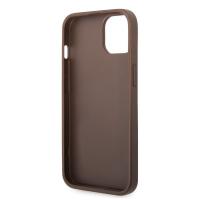 Guess 4G Metal Logo Rapport Case für Iphone 15 Plus brown