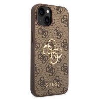 Guess 4G Metal Logo Rapport Case für Iphone 15 brown