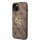 Guess 4G Metal Logo Rapport Case für Iphone 15 brown