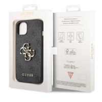 Guess 4G Metal Logo Rapport Case für Iphone 15 Pro Max black