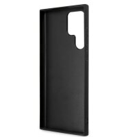 Guess 4G Metal Logo Rapport Case für Samsung S23 Ultra black