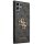 Guess 4G Metal Logo Rapport Case für Samsung S23 Ultra black
