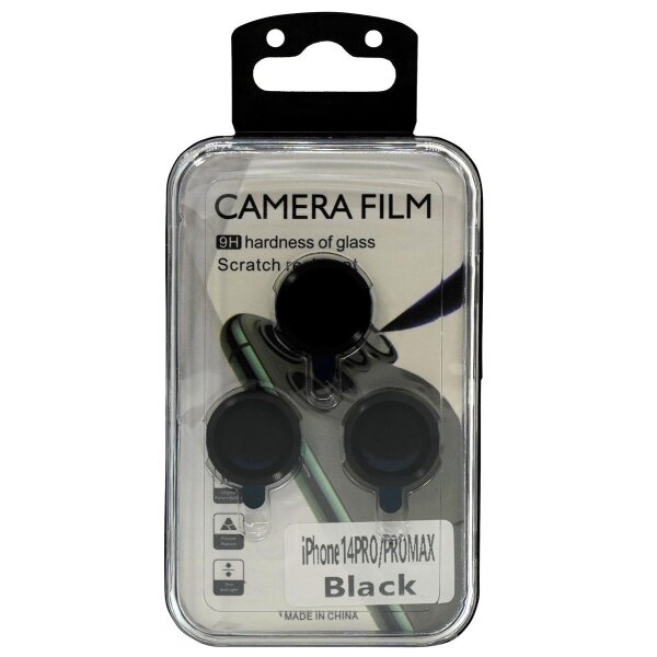 Kameraschutz Panzerglass für Iphone 14 Pro / 14 Pro Max black