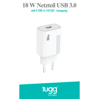 Tugg 18W Netzteil USB 3.0 mit USB-A Ausgang