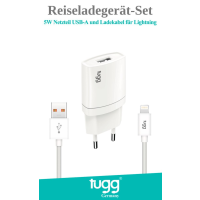 Tugg Reiseladegerät-Set 5W Netzteil USB-A und...