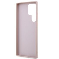 Guess 4G Metal Logo Rapport Case für Samsung S24 Ultra Pink
