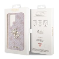 Guess 4G Metal Logo Rapport Case für Samsung S24 Ultra Pink