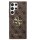 Guess 4G Metal Logo Rapport Case für Samsung S24 Ultra brown