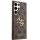 Guess 4G Metal Logo Rapport Case für Samsung S24 Ultra brown