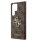 Guess 4G Metal Logo Rapport Case für Samsung S24 Ultra brown