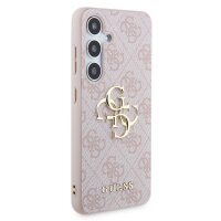 Guess 4G Metal Logo Rapport Case für Samsung S24 Plus pink