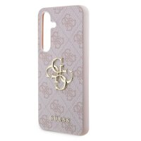 Guess 4G Metal Logo Rapport Case für Samsung S24 Plus pink