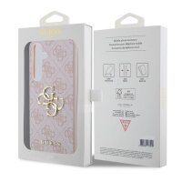 Guess 4G Metal Logo Rapport Case für Samsung S24 Plus pink