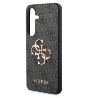 Guess 4G Metal Logo Rapport Case für Samsung S24 Plus black