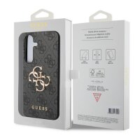 Guess 4G Metal Logo Rapport Case für Samsung S24 Plus black
