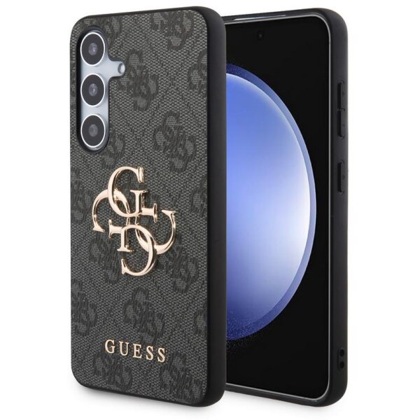 Guess 4G Metal Logo Rapport Case für Samsung S24 black