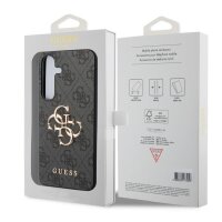 Guess 4G Metal Logo Rapport Case für Samsung S24 black