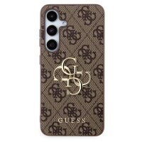 Guess 4G Metal Logo Rapport Case für Samsung S24 brown