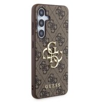 Guess 4G Metal Logo Rapport Case für Samsung S24 brown