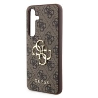 Guess 4G Metal Logo Rapport Case für Samsung S24 brown