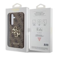 Guess 4G Metal Logo Rapport Case für Samsung S24 brown