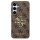 Guess 4G Metal Logo Rapport Case für Samsung S24 brown