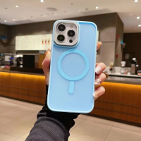 Tuna Magnet Case für iPhone 15 hellblau