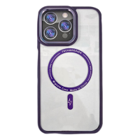 Tunga Magnet Case für iPhone 15 Pro Max lila