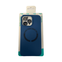 Tuba Magnet Case für iPhone 15 blau