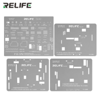 Relife RL-044 iPhone LCD Repair Steel Stencil Set