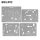 Relife RL-044 iPhone LCD Repair Steel Stencil Set