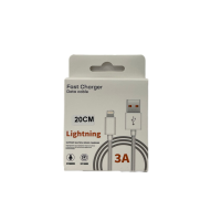 Fast Charger Data Cable Lightning 20cm  für Iphone white